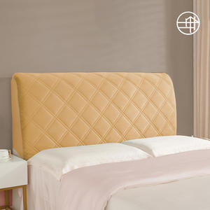 ผ้าคลุมหัวเตียงลายเพชรแบบมีฟองน้ำบุ  ผ้ากำมะหยี่คริสตัล  ยืดหยุ่นได้  ใช้ได้กับเตียงทั่วไป  สไตล์โมเดิร์นเรียบง่าย  ป้องกันฝุ่น - Product Image 4