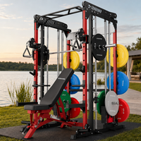 Machine de musculation multifonctionnelle Zoshine avec poulies doubles réglables pour entraînement à domicile
