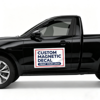 Autocollant magnétique flexible en PVC découpé sur mesure, imprimé UV, imperméable, pour cadeaux promotionnels et carrosserie de voiture