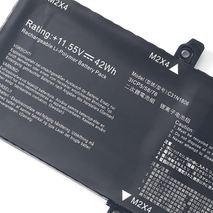 แบตเตอรี่แล็ปท็อป 42Wh C31N1806 สำหรับ <span class=keywords><strong>ASUS</strong></span> <span class=keywords><strong>VivoBook</strong></span> S13 X330UA X330UN X330FA X330FL S330UA S330FA 3ICP5/58/78 11.55V - Product Image 3