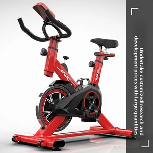 Bicicleta de Ciclismo Estática y Bicicleta de Ejercicio con Marco de Acero al Carbono, Transmisión por Correa Bidireccional, Capacidad de 150 kg, Portátil para Uso Doméstico - Product Image 3