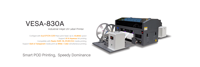 Impresora de Etiquetas de Tinta UV Automática de Alta Velocidad y Precisión Focus Vesa 830A, Rollo a Rollo, Multicolor, con 1 Año de Garantía