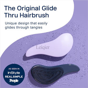 Ionische Sanfte Entwirrungsbürste mit Individuellem Logo, <span class=keywords><strong>Styling</strong></span>-Werkzeug für Natürliches, Lockiges und Glattes Haar für Erwachsene, Kinder und Kleinkinder, für Nasses und Trockenes Haar - Product Image 4