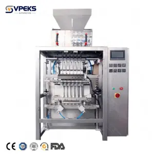 VPEKS Wholesale 100% Pouch Stick Plastic Bags Multi-row Back 3 Side Seal Flat Sachet Packaging Machine