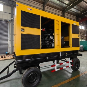 Nhỏ gọn 250kva di động 3 pha máy phát điện diesel Trailer loại 200Kw tự động bắt đầu cơ khí đốc 220V 1500rpm tốc độ 50Hz - Product Image 5