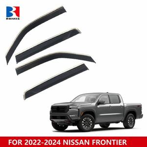 Accessoires de voiture pour Nissan Frontier 2022-2024, déflecteurs de pluie, visières de fenêtre, déflecteurs de vitres - Product Image 2