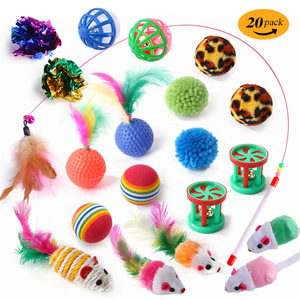 Eco-Friendly Various <b>Interactive</b> Movement <b>Cat</b> <b>Toys</b> 21 Pcs/Pack Soft Pet <b>Cat</b> Stuffed Tunnel Catnip Pickle Made of Rubber Nylon - Product Image 2