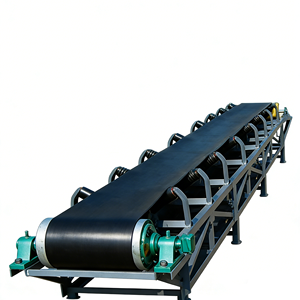 Máquina Transportadora de Banda de Caucho Resistente al Aceite para Transporte de Materiales a Granel con Velocidad Ajustable y Longitud Personalizada - Product Image 1