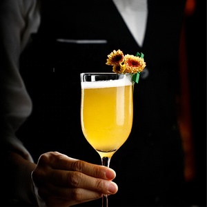 Classic Clear V-Shape Cocktail <strong>Glass</strong> for <strong>Engagement</strong> Party Straight-stemmed Cocktail <strong>Glasses</strong> - Product Image 4