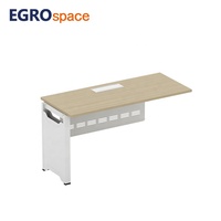 Bureau de travail modulaire extensible en bois EGROspace pour coworking et poste de travail combiné