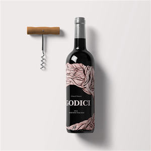 Wholesale Designed Glass Wine <strong>Whisky</strong> Brandy Gin Rum Tequila Spirits Bottle with Cork Sealing Caps Custom Glass Liquor Bottles - Product Image 3