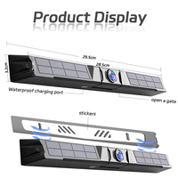 Kamera Mundur Nirkabel WiFi HD720P Tahan Air IP68 dengan Kontrol Aplikasi, Baterai Surya 9000mAh Magnetik untuk Bingkai Plat Nomor AS