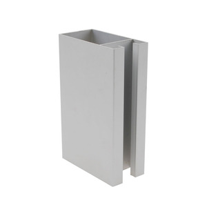 La fábrica <span class=keywords><strong>extruye</strong></span> y produce perfiles de aluminio industriales de plata anodizada estándar nacional - Product Image 5