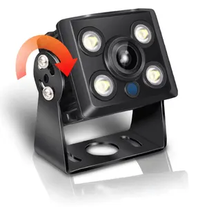 4 LED 1080P Seguridad Detección facial en vivo Captura facial Reconocimiento facial Cámara CCTV IP ADAS para conductor