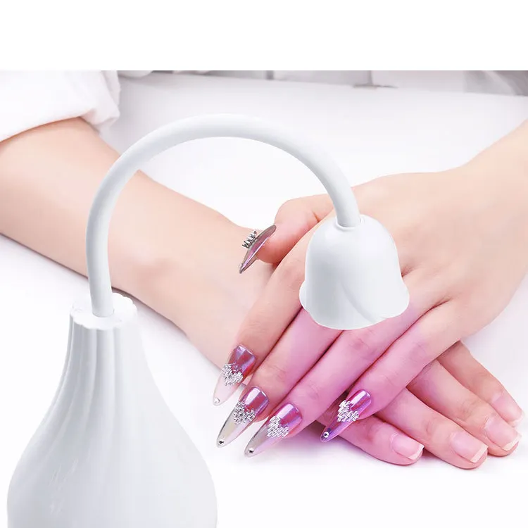 Oem Beste Draagbare Intelligente Inductiemachine Nageldroger Multi Functionele Oplaadbare Nagels Lamp