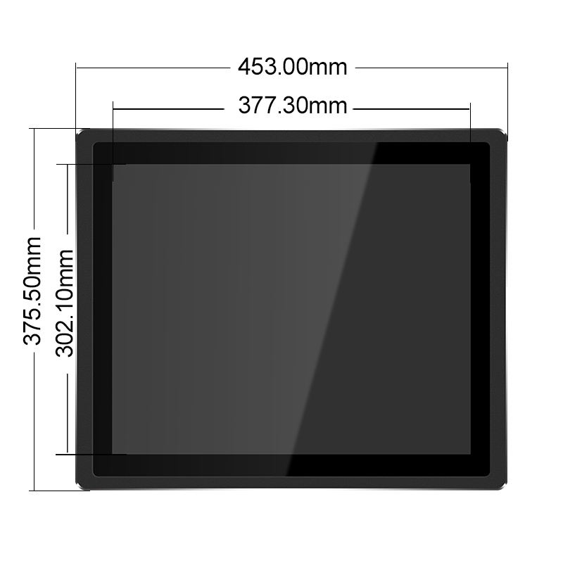 New 19 Inch Industrial Grade HD USB VGA Cable Open Frame Display Waterproof Multi Touch Screen Monitor