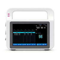 Moniteur patient vétérinaire portable, surveillance en temps réel de SpO2, PR, ECG, RESP, NIBP, appareil de surveillance pour hôpital vétérinaire