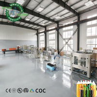 Ligne de production de boissons gazeuses pour startups 1000BPH DCGF8-8-3 Usine de remplissage automatique de bouteilles PET clé en main de A à Z