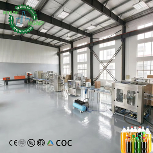 Línea de Producción de Bebidas Carbonatadas para Emprendimientos, 1000BPH DCGF8-8-3, Planta de Llenado de Botellas PET Automática, Llave en Mano de la A a la Z - Product Image 1