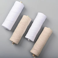 Aromatherapie-Kerze DIY Rauchfreier Baumwollpapier-Kerzendocht Spiralförmiger Baumwollfaden für Sojawachs Bienenwachs Paraffin Großhandel