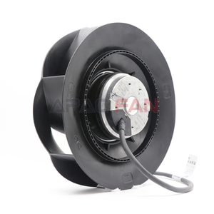 พัดลมแบบแรงเหวี่ยง AC รุ่น R2E225-RA92-09/A02 ขนาด 225 มม. 230VAC 2720 รอบต่อนาที 695 CFM 175 วัตต์ ใบพัดโค้งหลังแบบมีมอเตอร์ สำหรับระบบ HVAC - Product Image 2
