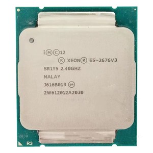 ซีออน E5-2676 V3 2.40GHz 30M 12 คอร์ 22NM 2676 V3 LGA2011-3 120W โปรเซสเซอร์ 2676V3 - Product Image 1