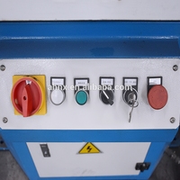 Machine à chanfreiner les coins hydraulique pour tôles, à angle fixe de 90 degrés et réglable