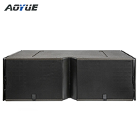 Système de sonorisation passif 3 voies KA-1 professionnel pour intérieur et extérieur, ligne de baffles passifs avec double haut-parleur de 15 pouces à aimant néodyme
