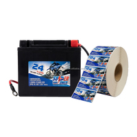 Étiquettes de batterie personnalisées Haoxuan Factory, vente en gros, autocollants adhésifs durables en rouleau pour plaques signalétiques d'équipement, utilisation moto