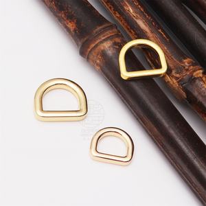 Finamente pulido colgante Chapado en cobre Color-Tamaño de retención alambre plano borde ancho carne D hebilla trenzada hebilla de cinturón - Product Image 5