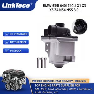 Pompe à eau moteur électrique Linkteco avec Thermostat pour BMW 535i 640i <span class=keywords><strong>740Li</strong></span> X1 X3 X5 Z4 N54 N55 3.0L 2007-2016 11206043003 - Product Image 2