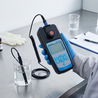 Analizador Digital Portátil de Calidad del Agua Multiparamétrico, Sistema de Monitoreo para Piscifactorías y Acuicultura, ATC, pH, DO, Turbidez, TDS