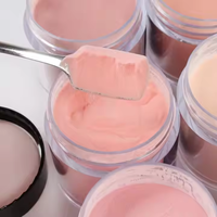 Poudre acrylique OEM personnalisée en plusieurs tons de rose, haute qualité, vente en gros, pour ongles en acrylique