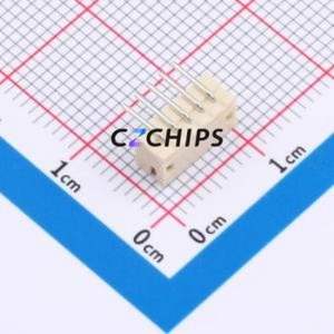 HCZZ0002-5 Wire-to-Board Pin Header Bent Lead Through Hole,P=1.5mm Connector 1x5P 1.5mm Right Angle Insert ZH - Product Image 2