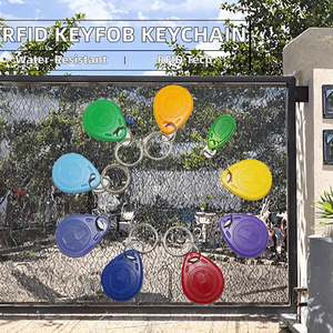 Waterproof 125kHz ABS Contactless RFID TK4100 Chip Portable Hotel Use Keyfob Keychain <b>Access</b> <b>Control</b> <b>Cards</b> Keyreader - Product Image 5