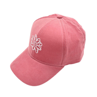 Topi Baseball Kain Corduroy Warna-Warni Gaya Jalanan dengan Bordir Bunga Custom Logo OEM ODM Pabrik Grosir