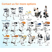 Déambulateur réglable facilement pour la marche debout, chaise de marche pour AVC, hémiplégie, paraplégie, personnes handicapées, personnes âgées