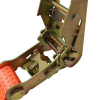 Vente en gros d'usine CE, sangle de serrage à cliquet de 2 pouces, 5 tonnes, pour grue de conteneur