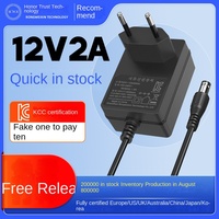 Adaptateur d'alimentation audio intelligent certifié KC coréen pour écran LED, sortie CC 12V 2A, multiprise, matériau ignifuge