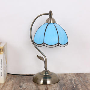 Factory Direct Nordic Style Table Lamps European Retro Bedroom & Study Hotel Creative Glass <b>Decorative</b> Lamps - Product Image 4