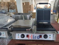 Équipement de collation Machine à gaufres industrielle et commerciale pour restauration rapide Gaufrier antiadhésif en forme de nid d'abeille