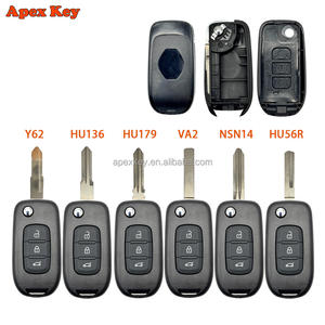 Carcasa de repuesto para llave remota de coche con 3 botones para Renault Kadjar Megane Logan Duster Sandero Oroch Clio5 Twingo - Product Image 1