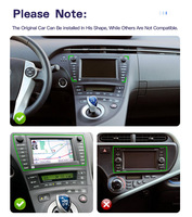 CARUPEZ kepala navigasi mobil Android, 9 inci gaya OEM untuk Toyota Prius 3 XW30 2009-2013 Universal Stereo GPS 8581/7862 8Core