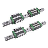 Kit de rails de guidage linéaire haute précision HGR15 avec curseurs carrés HGH15CA |   Roulement en acier chromé pour machines CNC et équipements d'automatisation