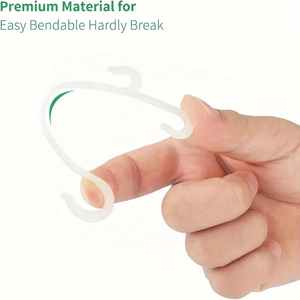 Clip de greffage en PC durable <span class=keywords><strong>pour</strong></span> serre agricole multi-travées, crochet en J <span class=keywords><strong>pour</strong></span> prévenir la chute des fruits et soutenir les tiges - Product Image 4
