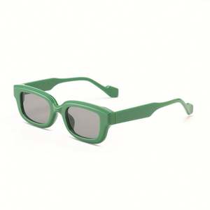 Gafas de Sol Rectangulares Vintage de Moda 2022 para Hombre, Gafas de Sol Cuadradas Verdes con Marco Pequeño y Protección UV400 para Mujer - Product Image 5