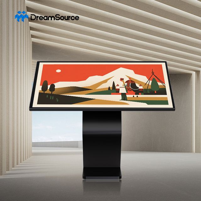 Commercial Indoor Outdoor 32 43 50 Inch LCD All-in-One Touch Screen PC Kiosk Vertical Floor Terminal for Mall Messeum Ordering