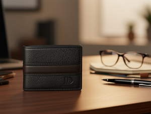 Portafoglio da Uomo in Vera Pelle 7 Pollici Sottile con Chiusura a Fisarmonica per Uso Quotidiano - Product Image 2