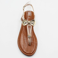Vente en gros de sandales pour femmes confortables pour femmes chaussures et sandales pour dames sandales plates à nœud papillon pour l'été