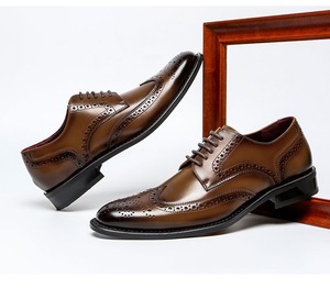 Nuove <span class=keywords><strong>Scarpe</strong></span> Eleganti da Uomo Primaverili <span class=keywords><strong>di</strong></span> Lusso con Punta Affusolata, Traspiranti e Antiscivolo per Occasioni Formali, Business e Matrimoni - Product Image 4